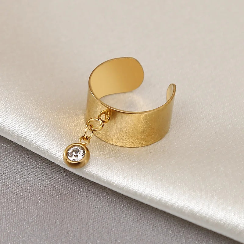 Bague Breloque Charms Cercle et Diamant