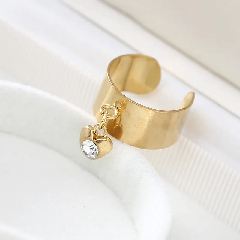 Bague Breloque Charms Coeur