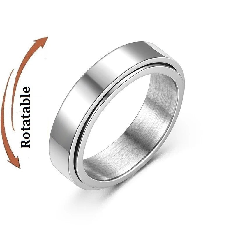 Bague Rotative Anti Stress Full Gray