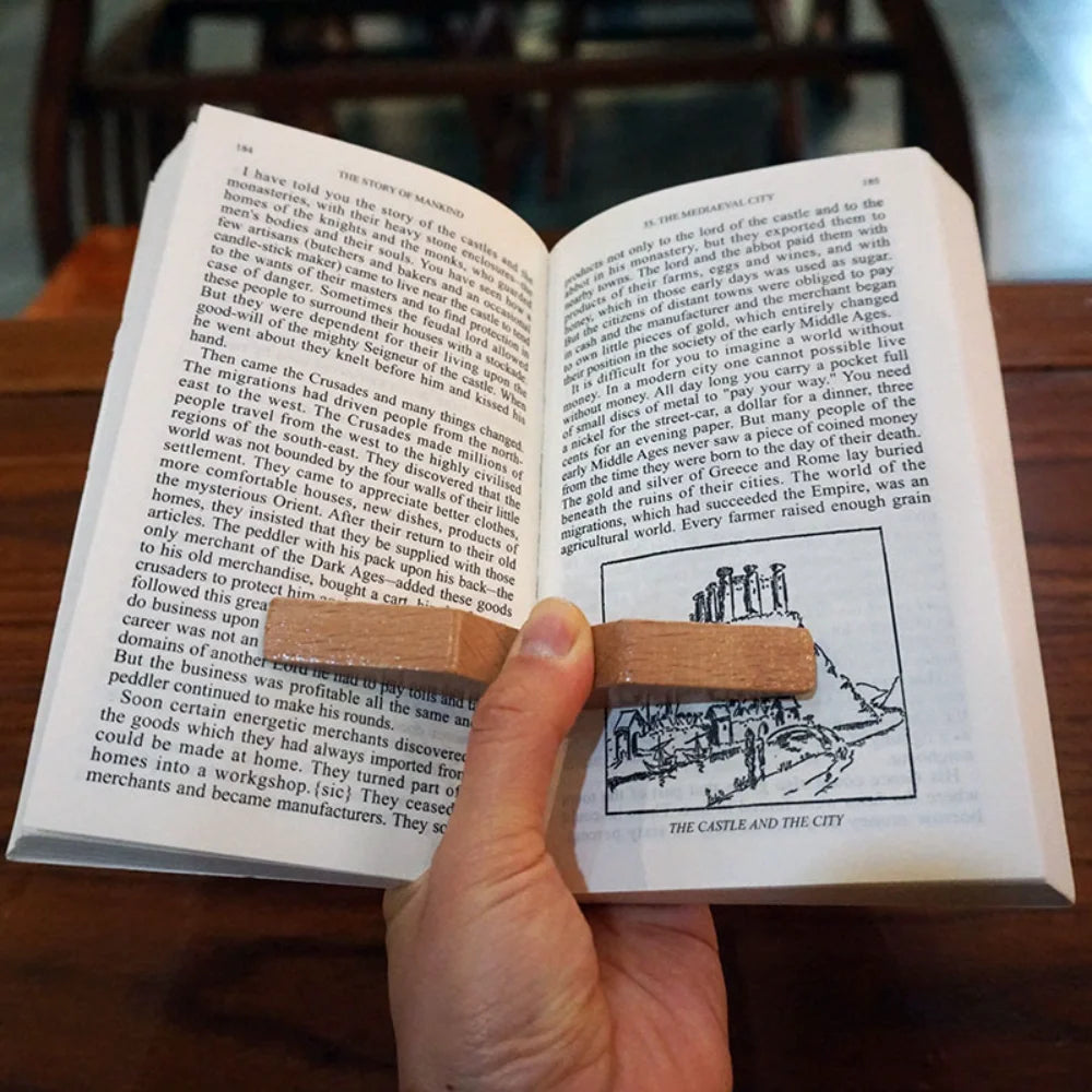 Bague de lecture en bois