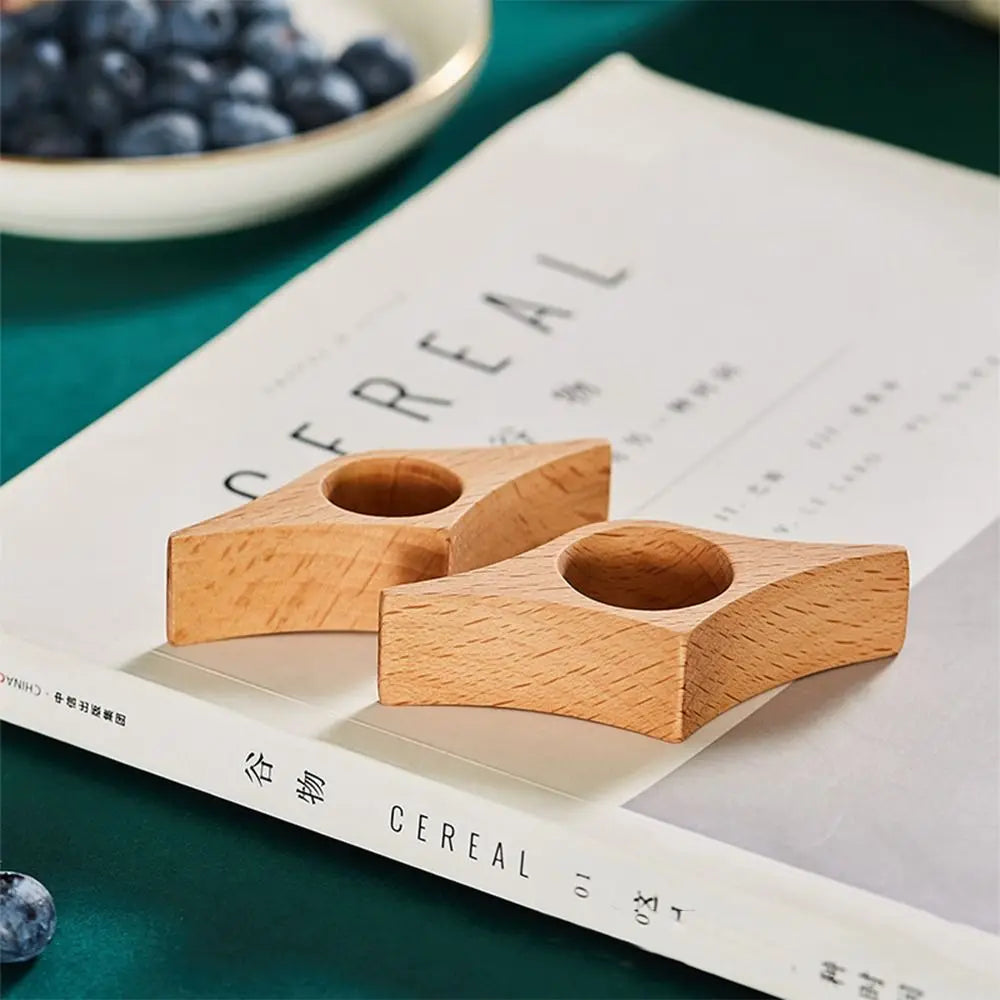 Bague de lecture en bois blanc