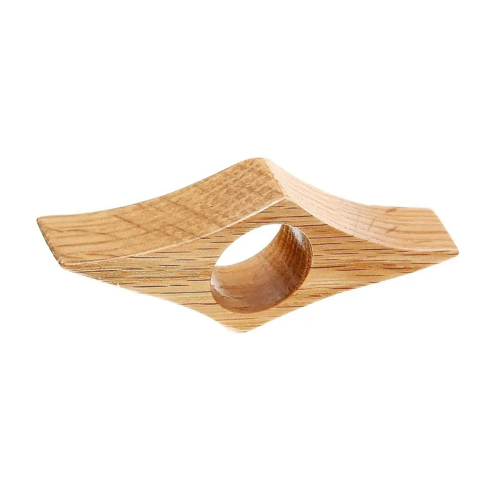 Bague de lecture en bois blanc brillant
