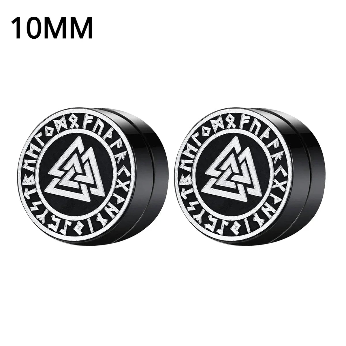 Boucle d'oreille aimanté triange