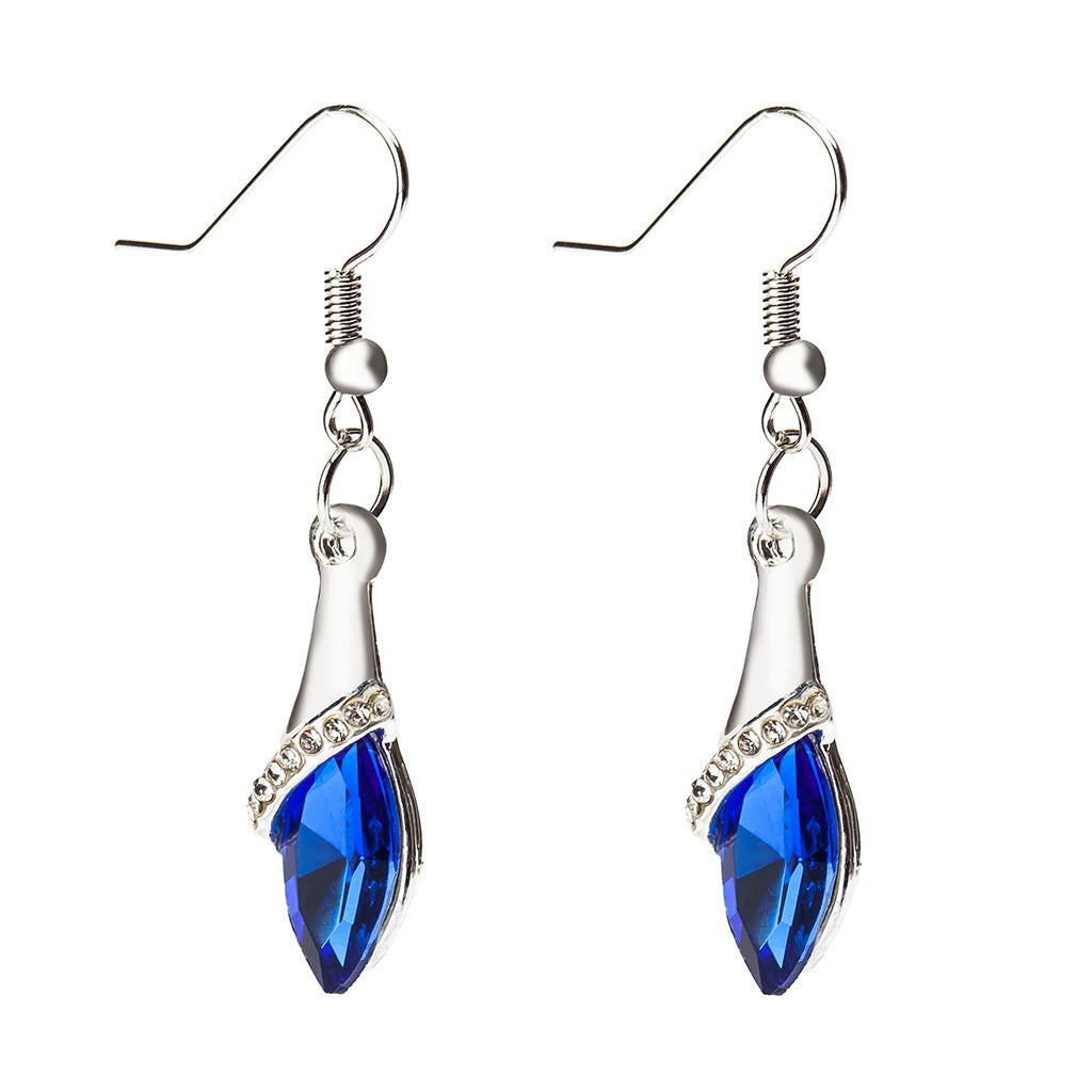 Boucles d'oreilles Goutte D'eau Cristal