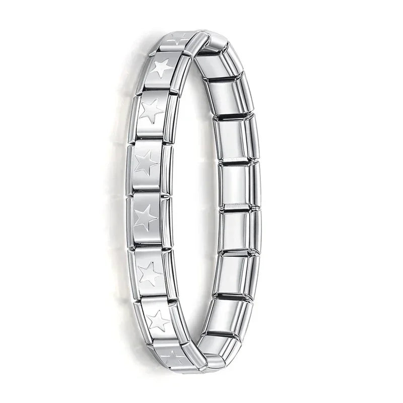 Bracelet Charms Italien Acier Inoxydable