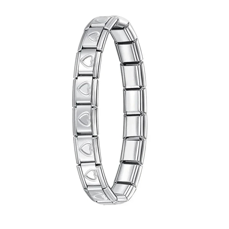 Bracelet Charms Italien Acier Inoxydable