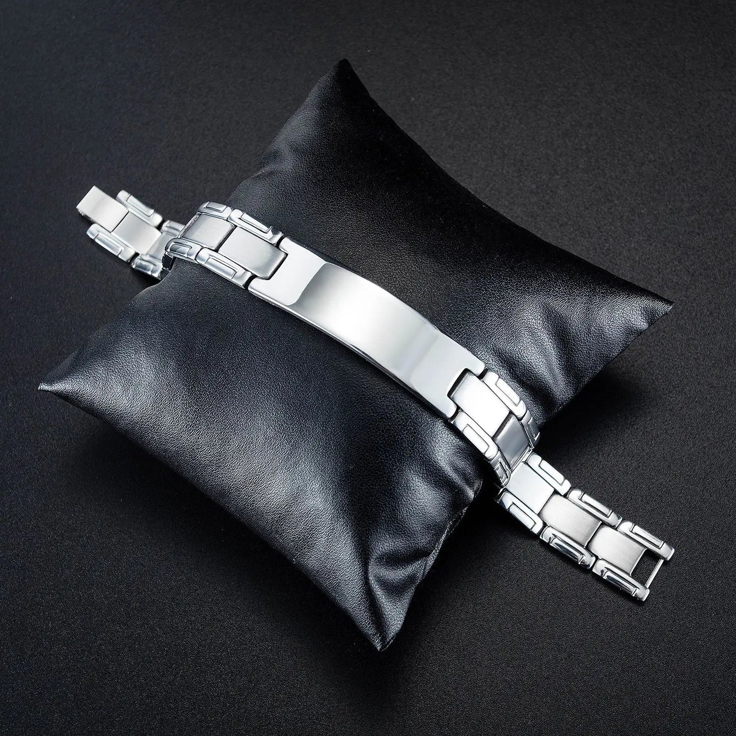 Bracelet all balck homme personalisable Armilla Personalitas