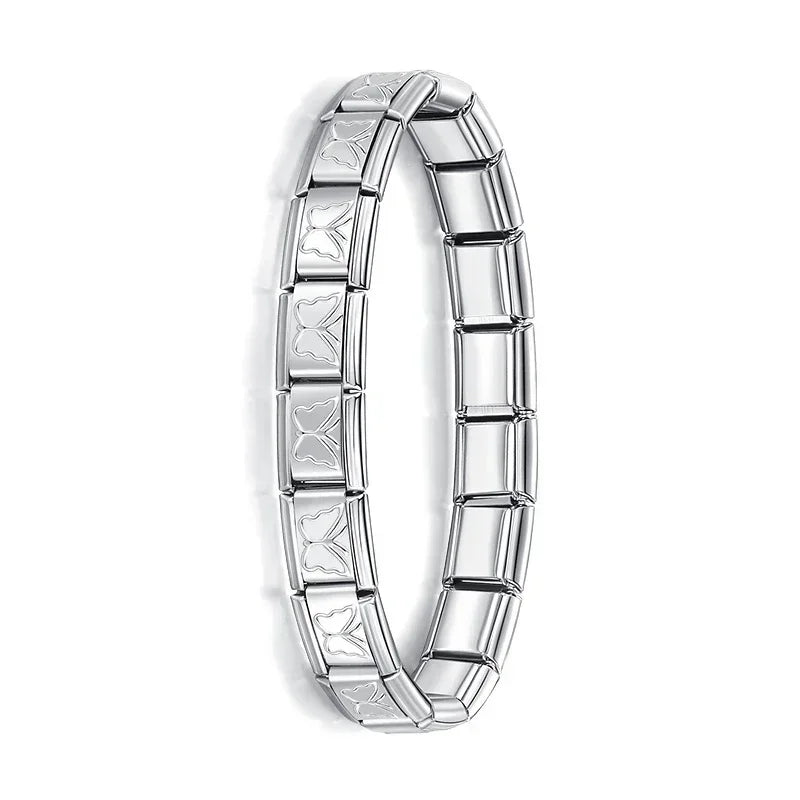 Bracelet Charms Italien Acier Inoxydable
