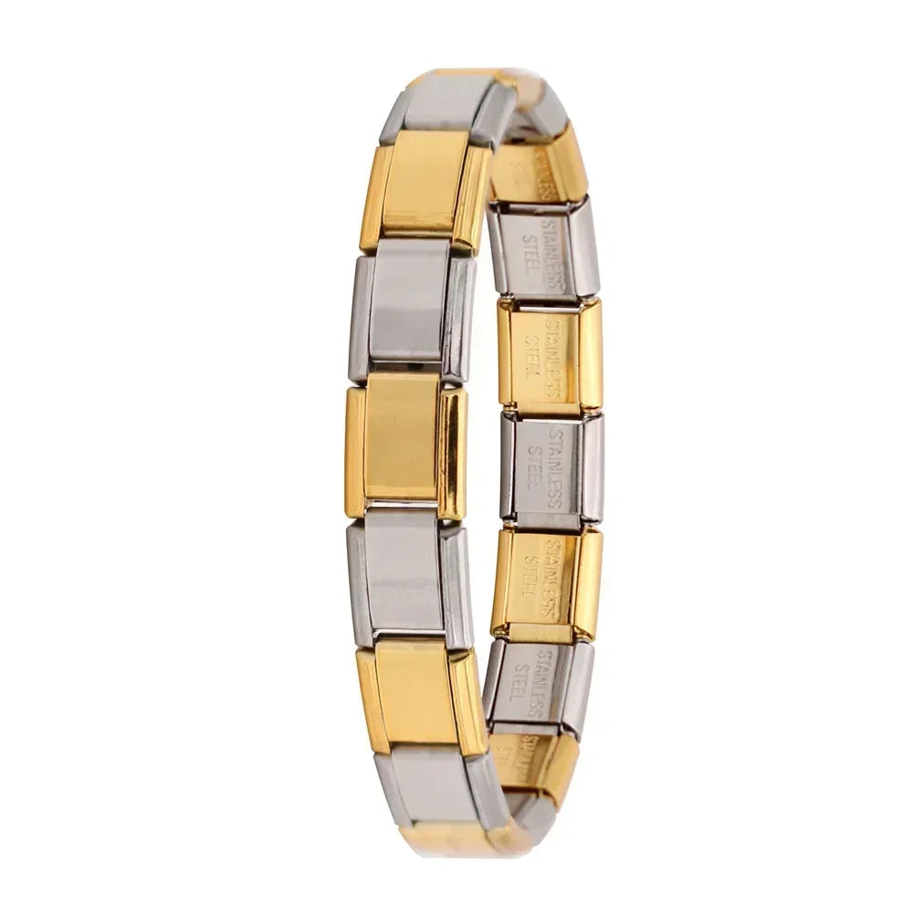 Bracelet Charms Italien Acier Inoxydable