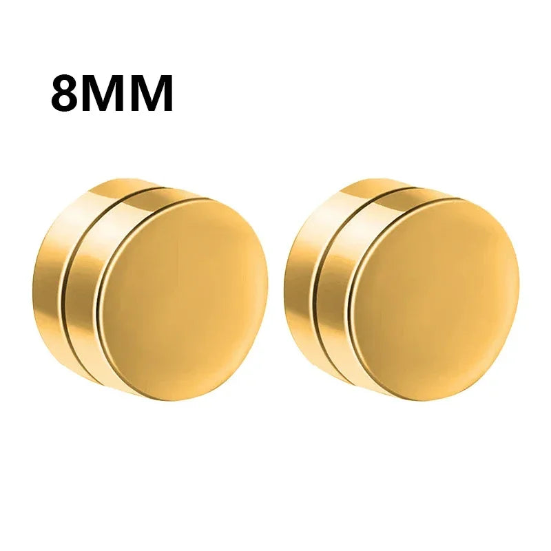 Boucles D'oreilles Aimanté Crystal Simple