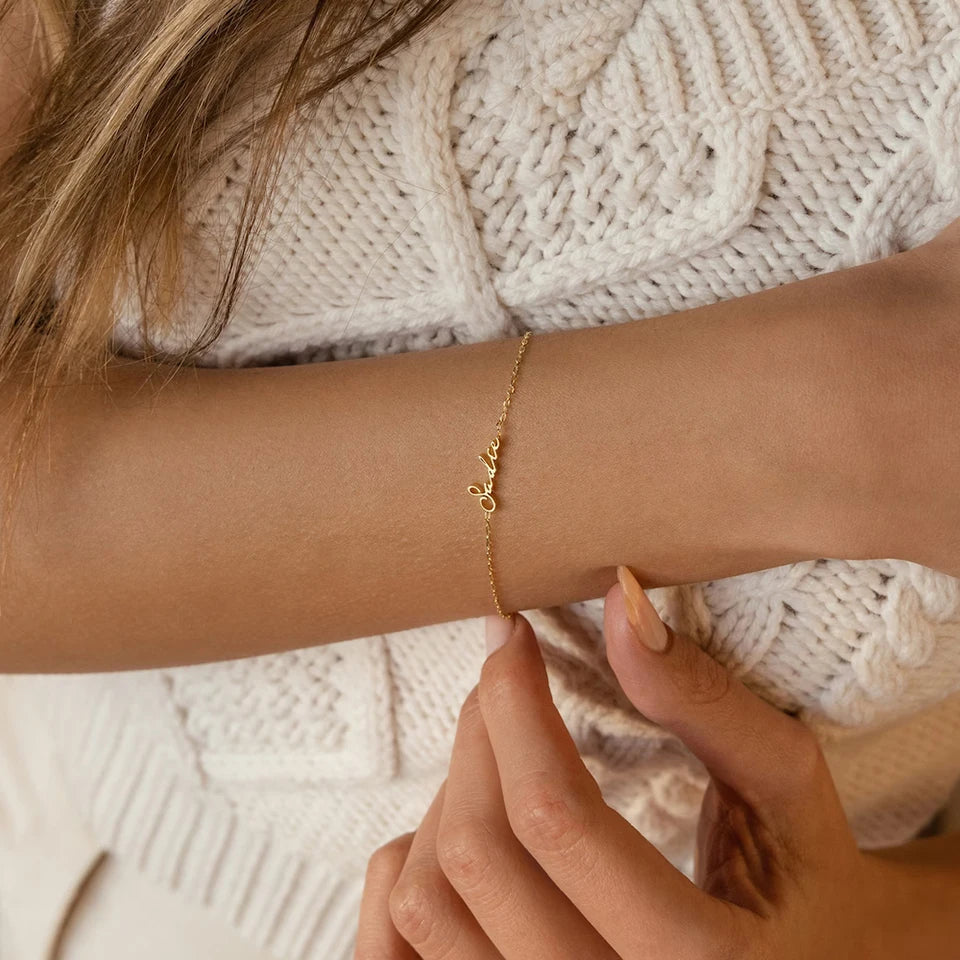 Bracelet Personnalisable Femmes Sans Charms