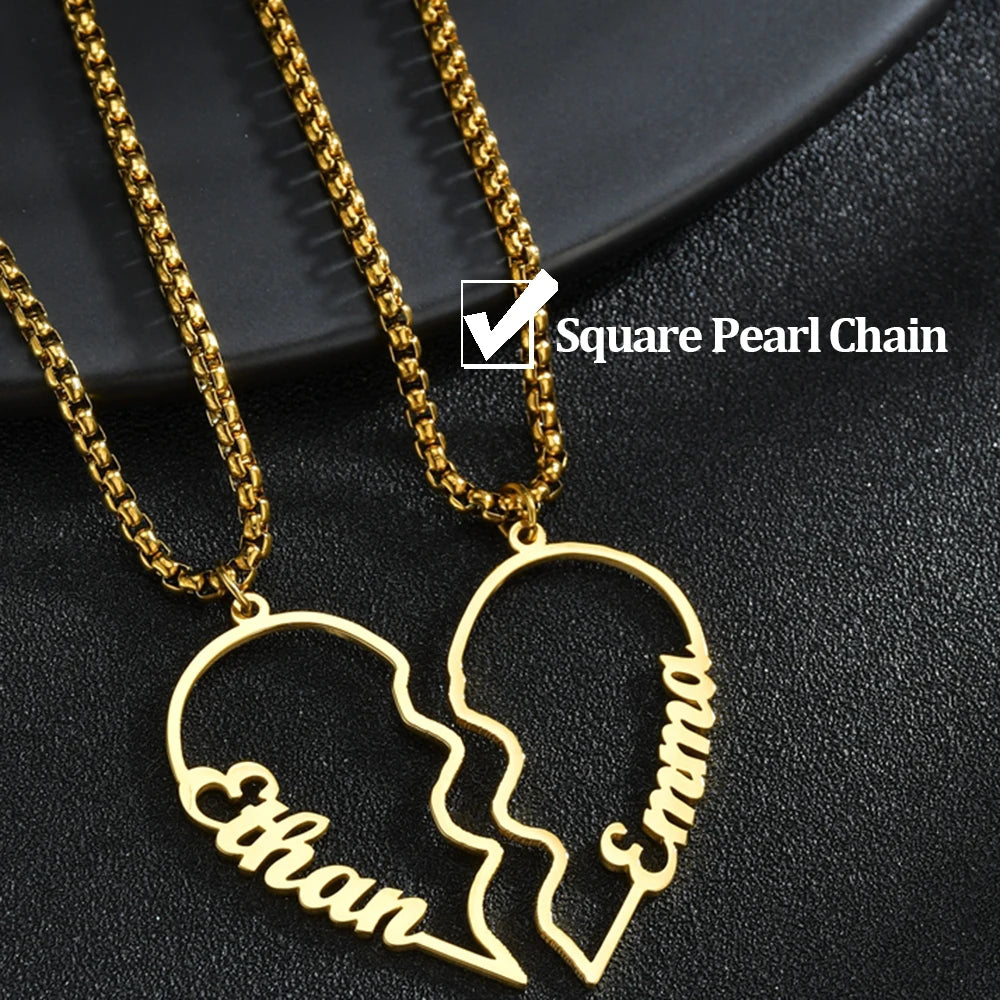 Collier Couple Coeur