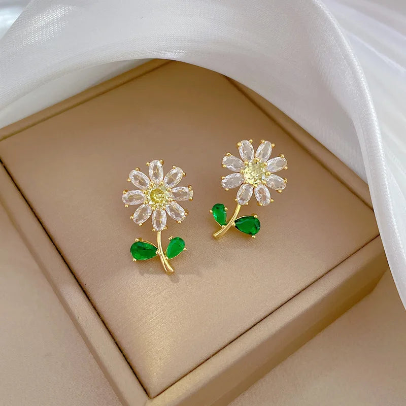 Ensemble Collier, Boucles d'oreilles Flora
