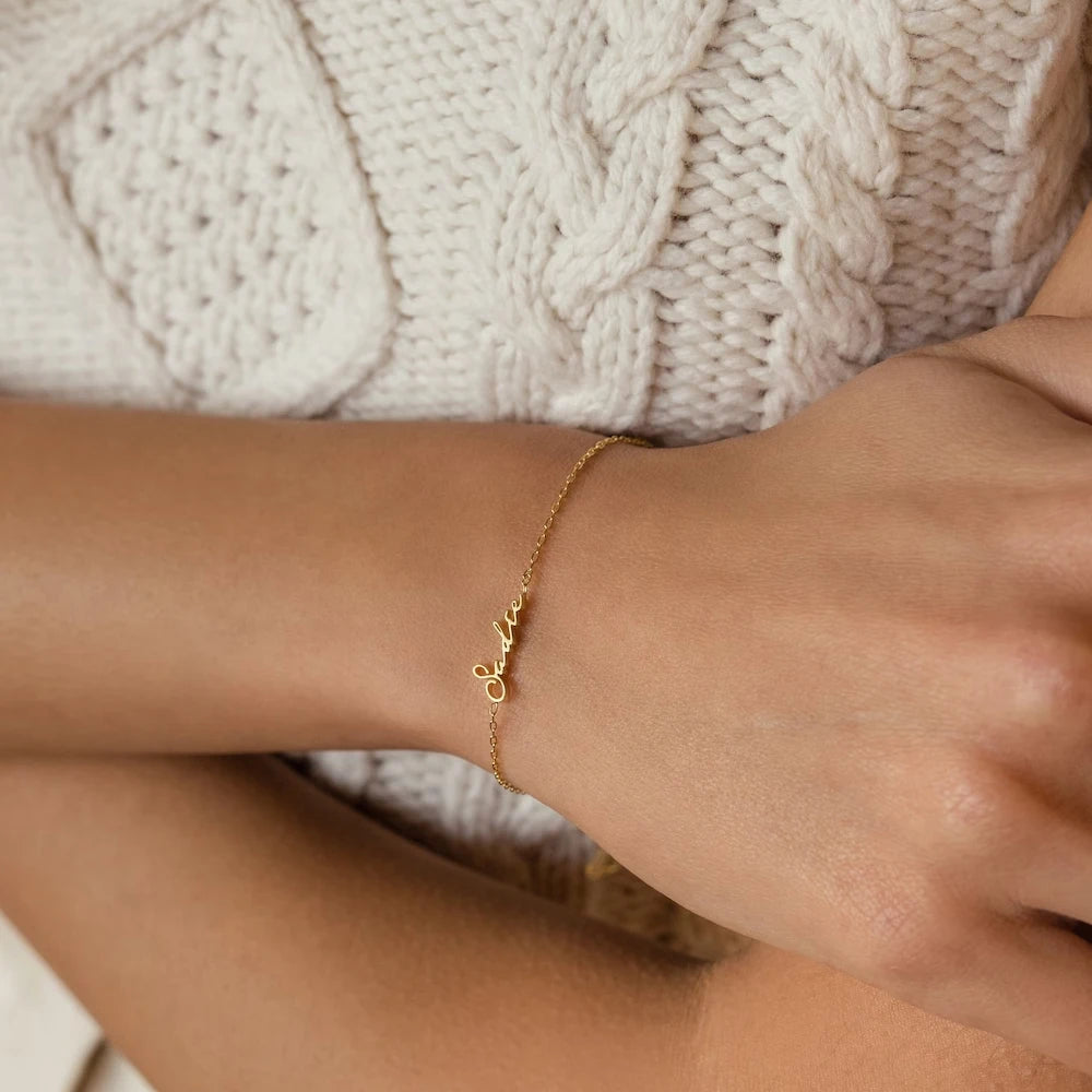 Bracelet Personnalisable Femmes Sans Charms