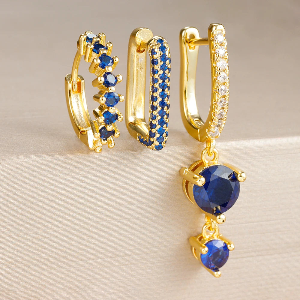 Boucles d'oreilles goutte d'eau créoles