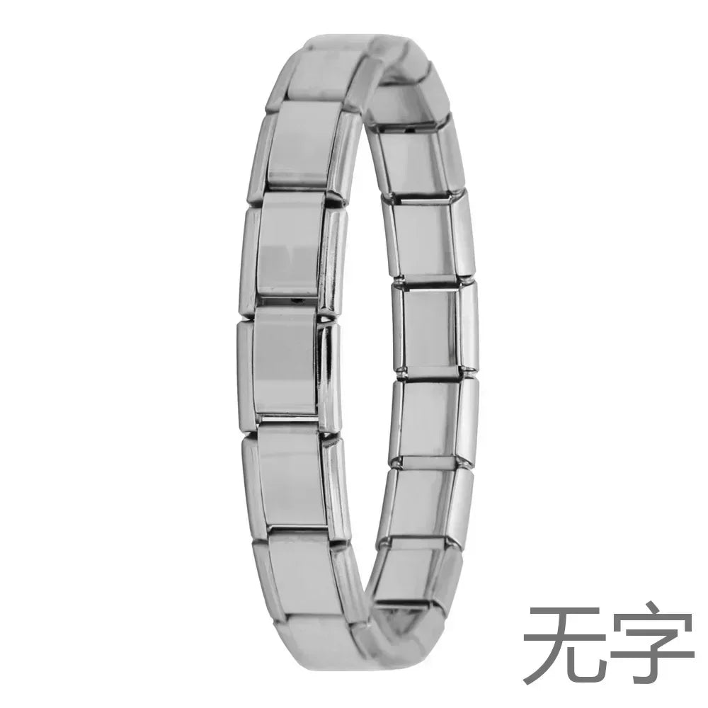 Bracelet Charms Italien Acier Inoxydable