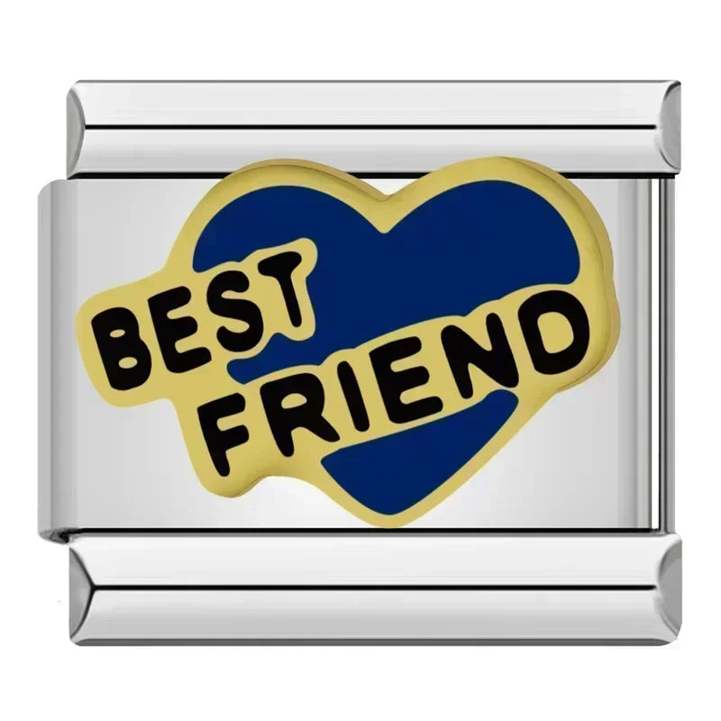 Italian Charm Argenté Best Friend