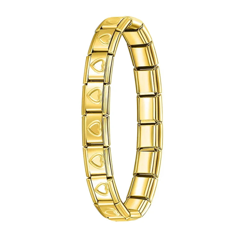 Bracelet Charms Italien Acier Inoxydable