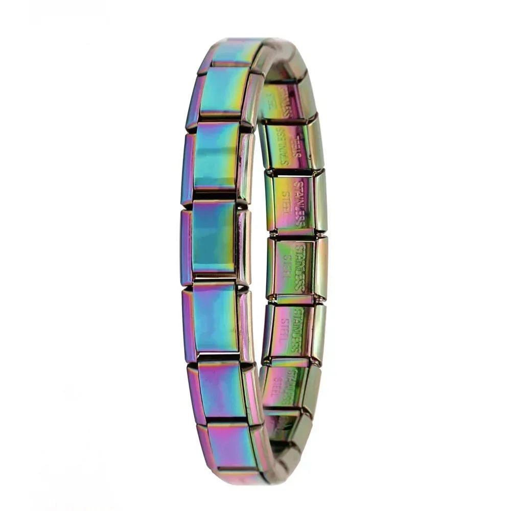 Bracelet Charms Italien Acier Inoxydable