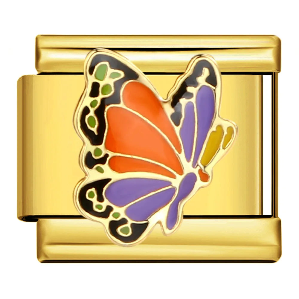 Italian Charm Papillion orange