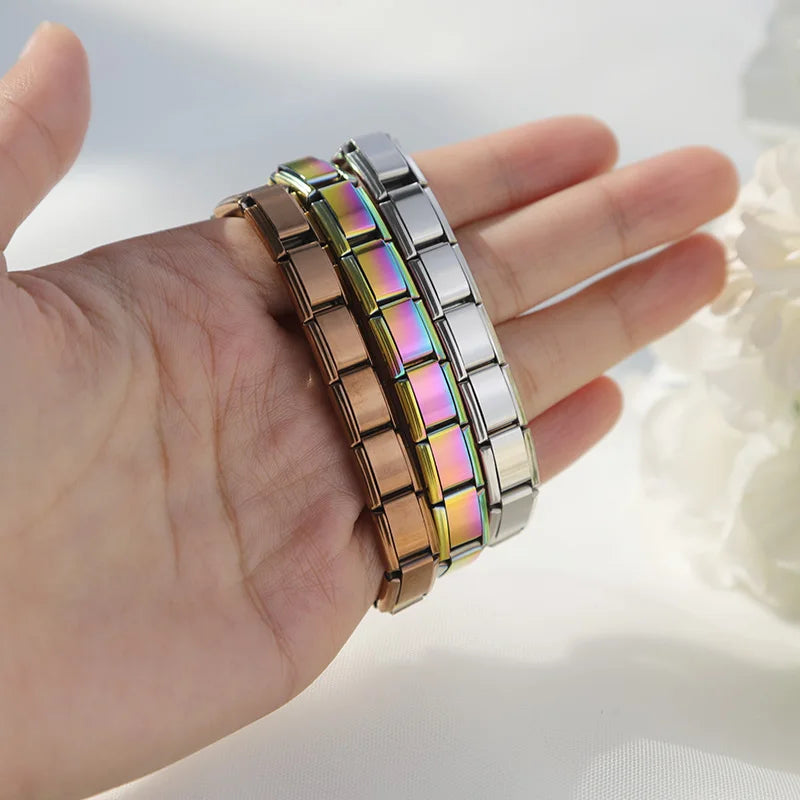 Bracelet Charms Italien Acier Inoxydable