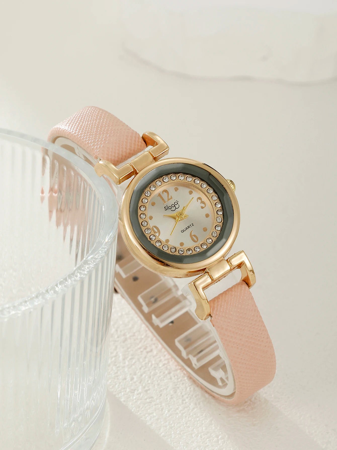 Ensemble Montre, Collier, Boucles d'oreilles QWARTZ