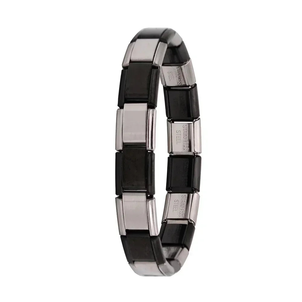 Bracelet Charms Italien Acier Inoxydable