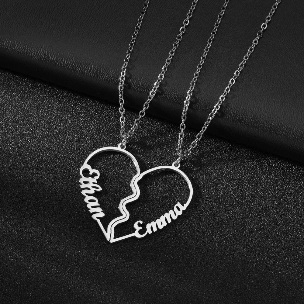 Collier Couple Coeur