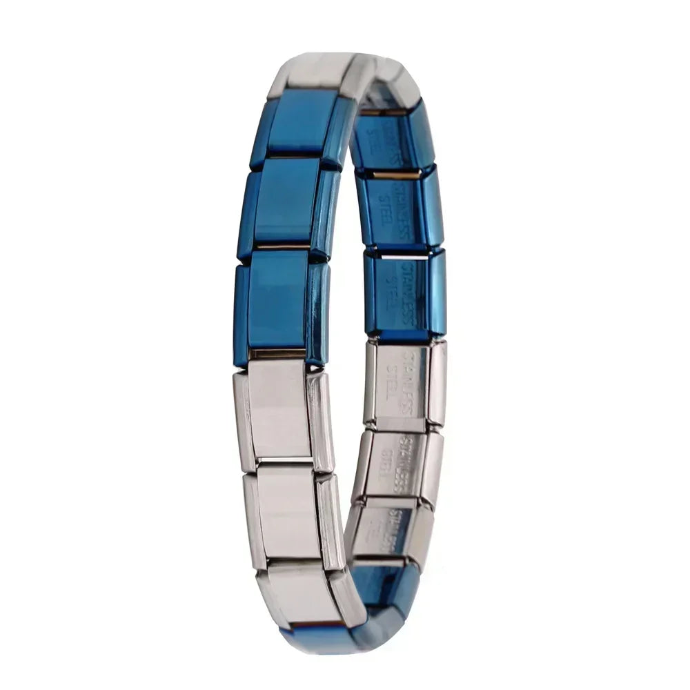 Bracelet Charms Italien Acier Inoxydable
