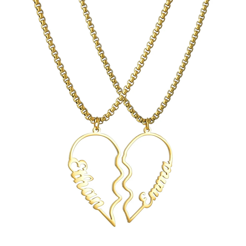 Collier Couple Coeur