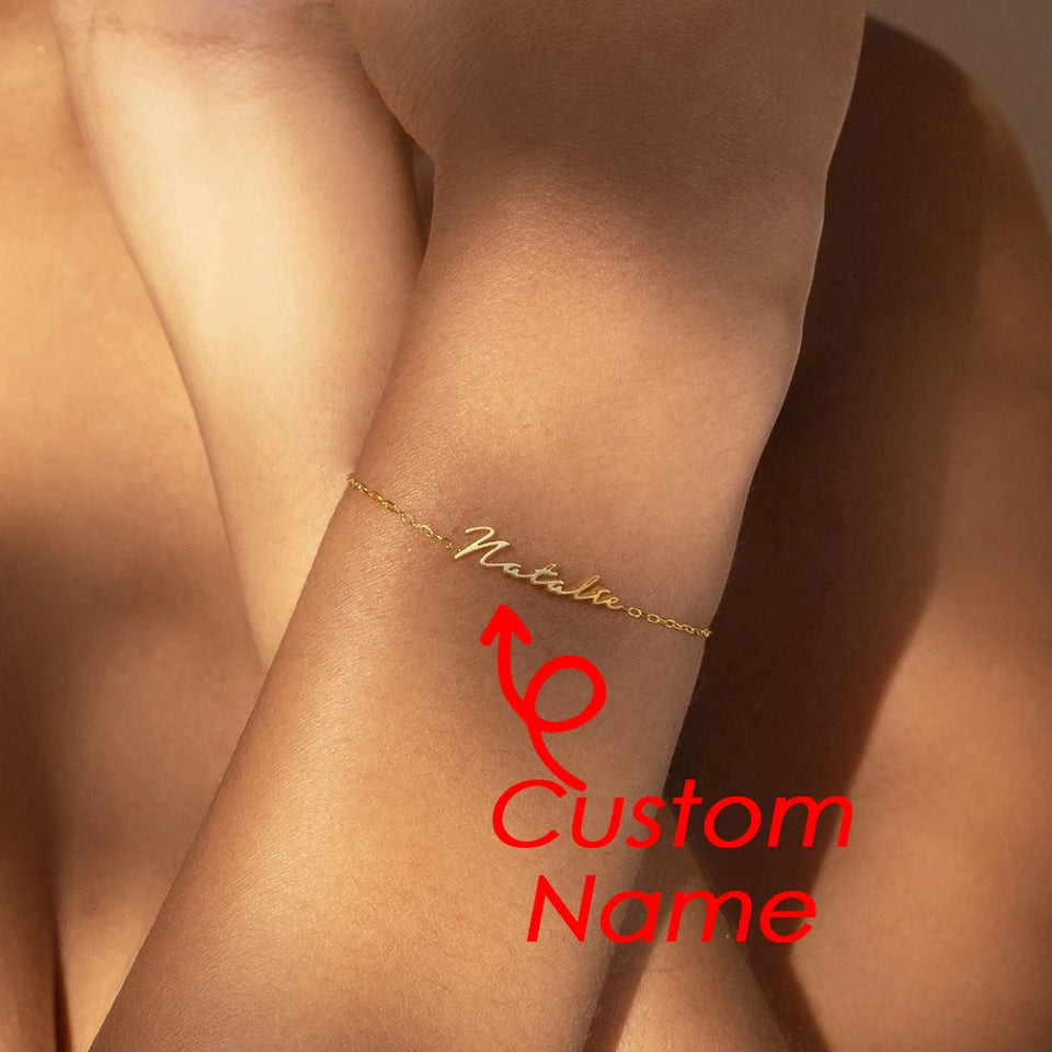 Bracelet Personnalisable Femmes Sans Charms