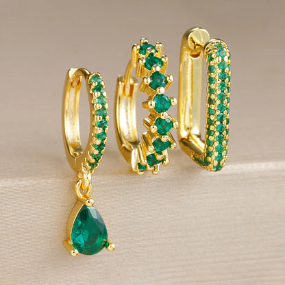 Boucle d'oreille goutte d'eau