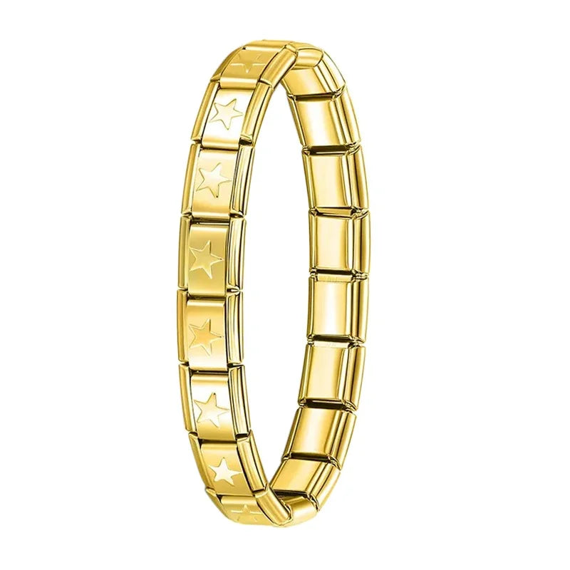 Bracelet italien avec des charms