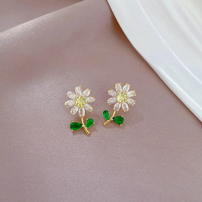 Ensemble Collier, Boucles d'oreilles Flora